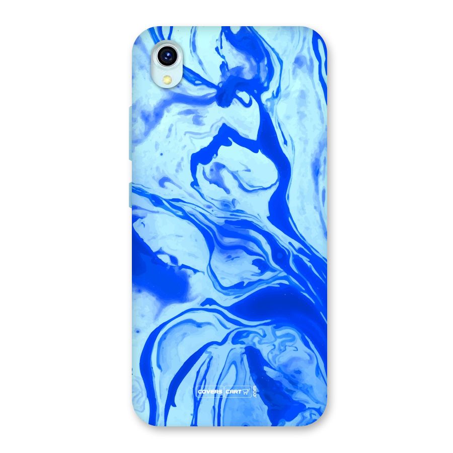 Blaze Blue Marble Texture Back Case for Vivo Y1s