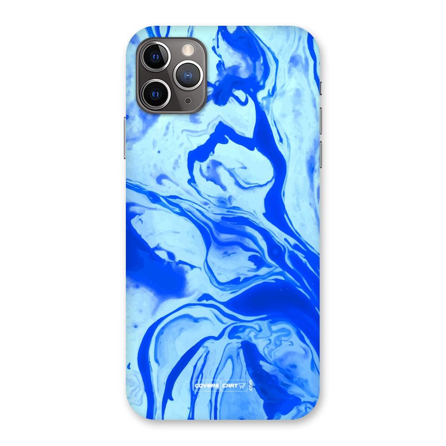 Blaze Blue Marble Texture Back Case for iPhone 11 Pro Max