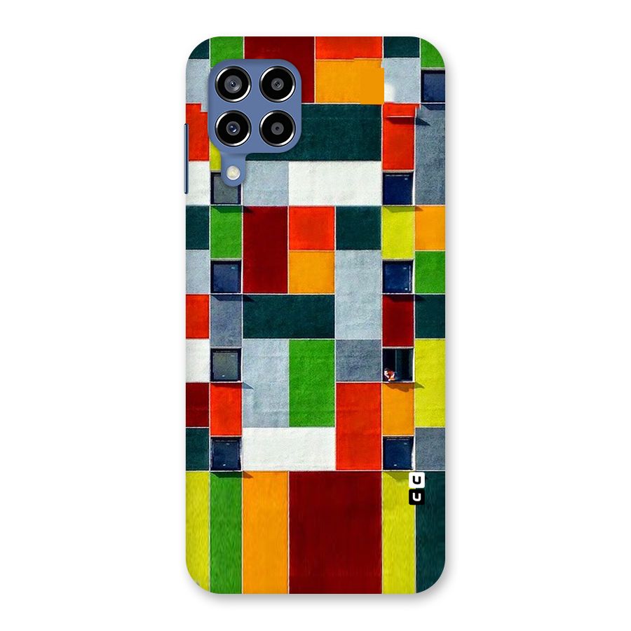 Block Color Design Back Case for Galaxy M53 5G