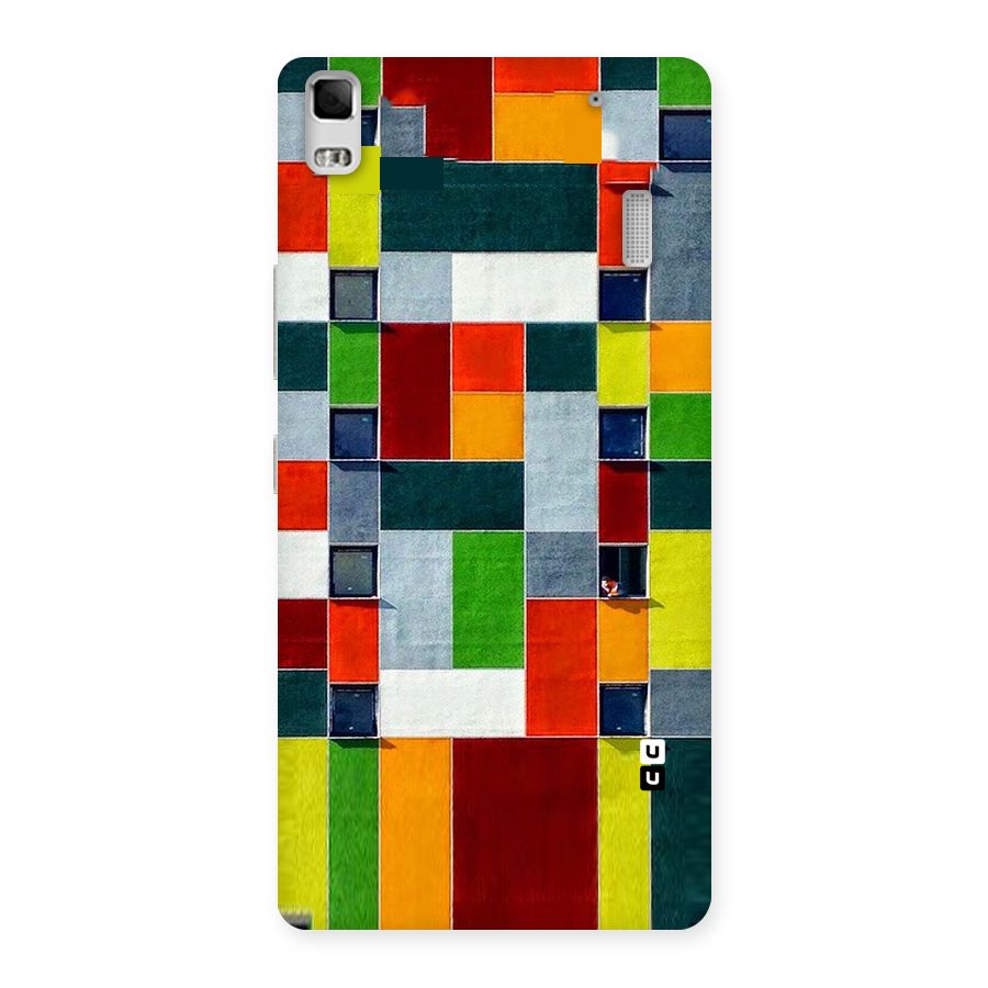 Block Color Design Back Case for Lenovo A7000