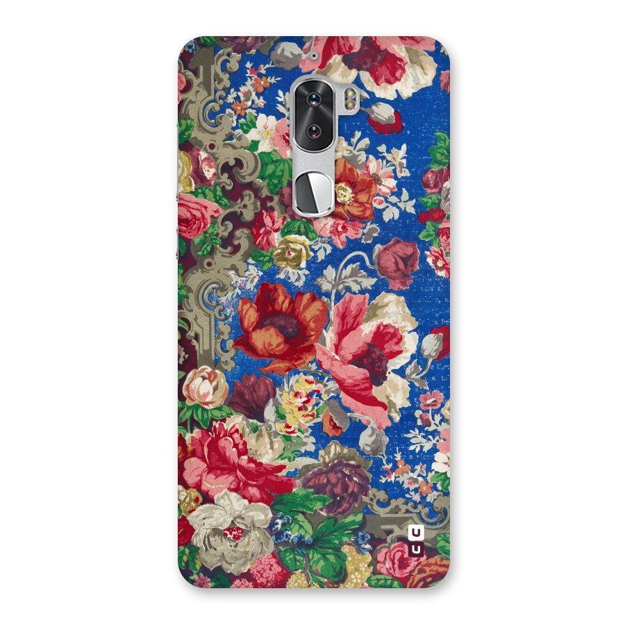 Block Printed Flowers Back Case for Coolpad Cool 1