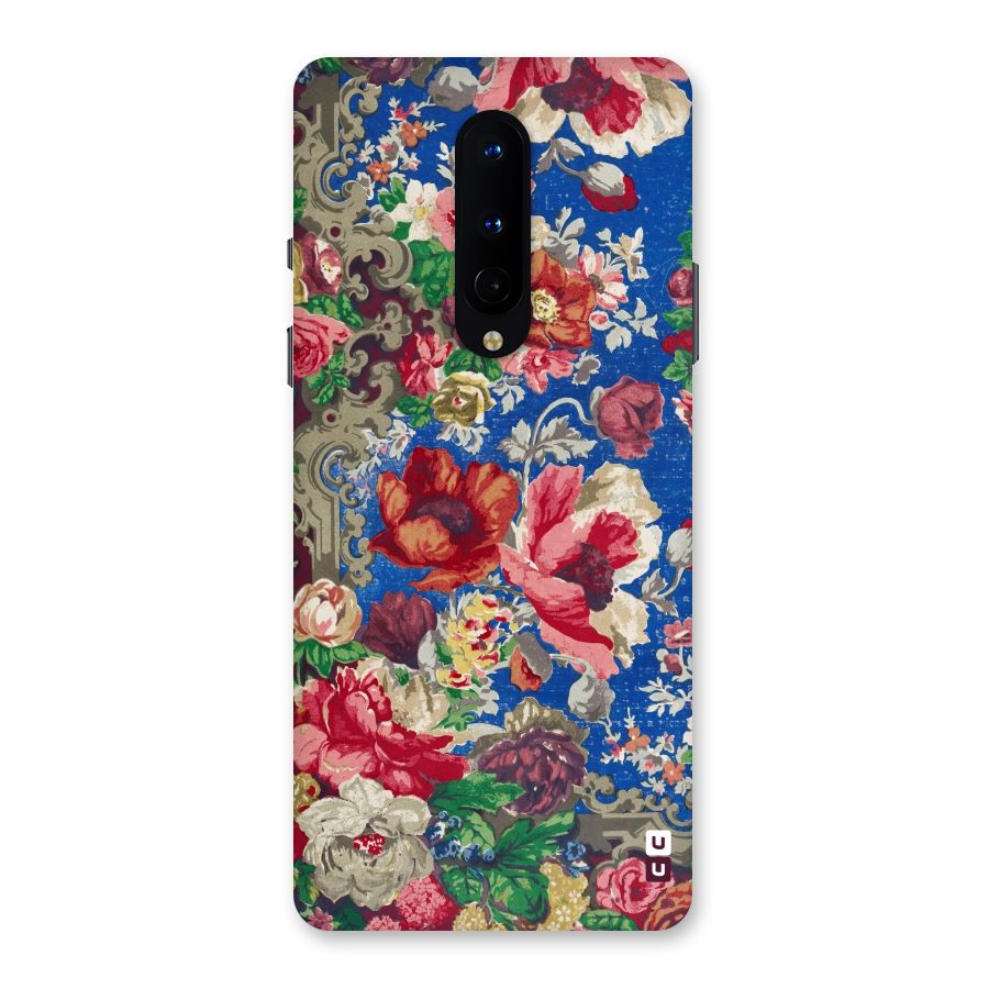 Block Printed Flowers Back Case for OnePlus 8