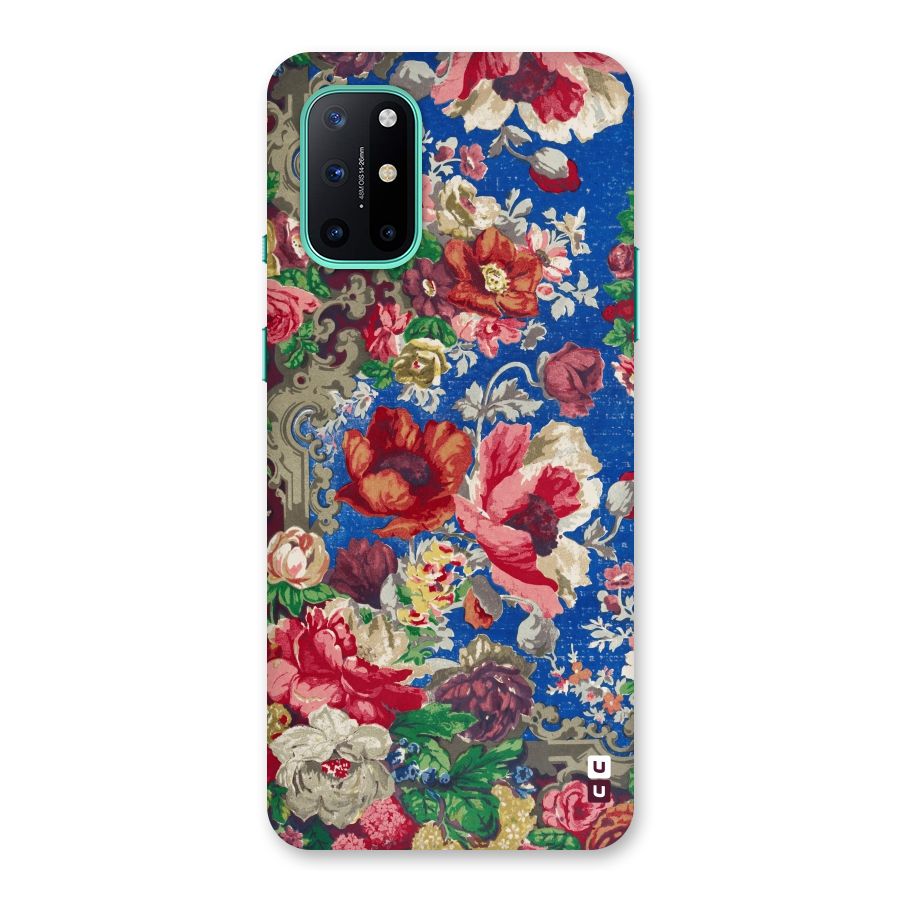 Block Printed Flowers Back Case for OnePlus 8T