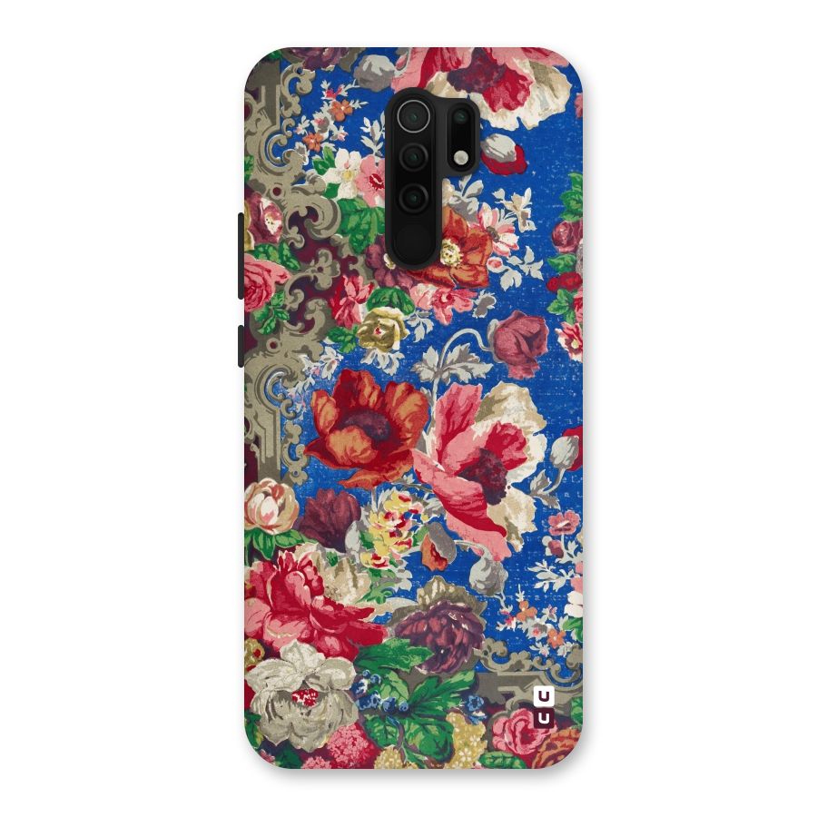 Block Printed Flowers Back Case for Poco M2