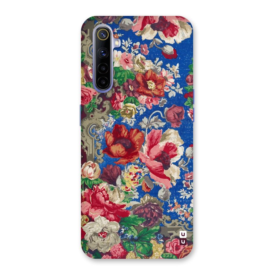 Block Printed Flowers Back Case for Realme 6i