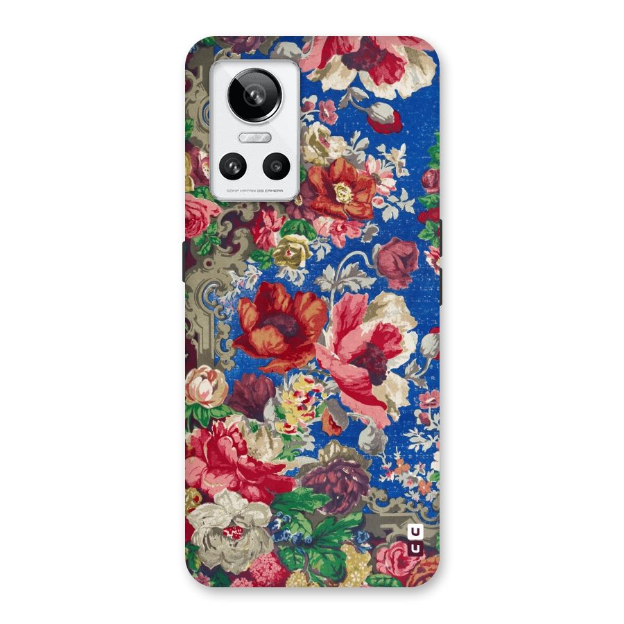 Block Printed Flowers Back Case for Realme GT Neo 3