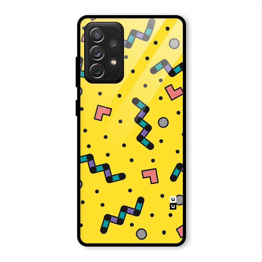 Block Shades Glass Back Case for Galaxy A72