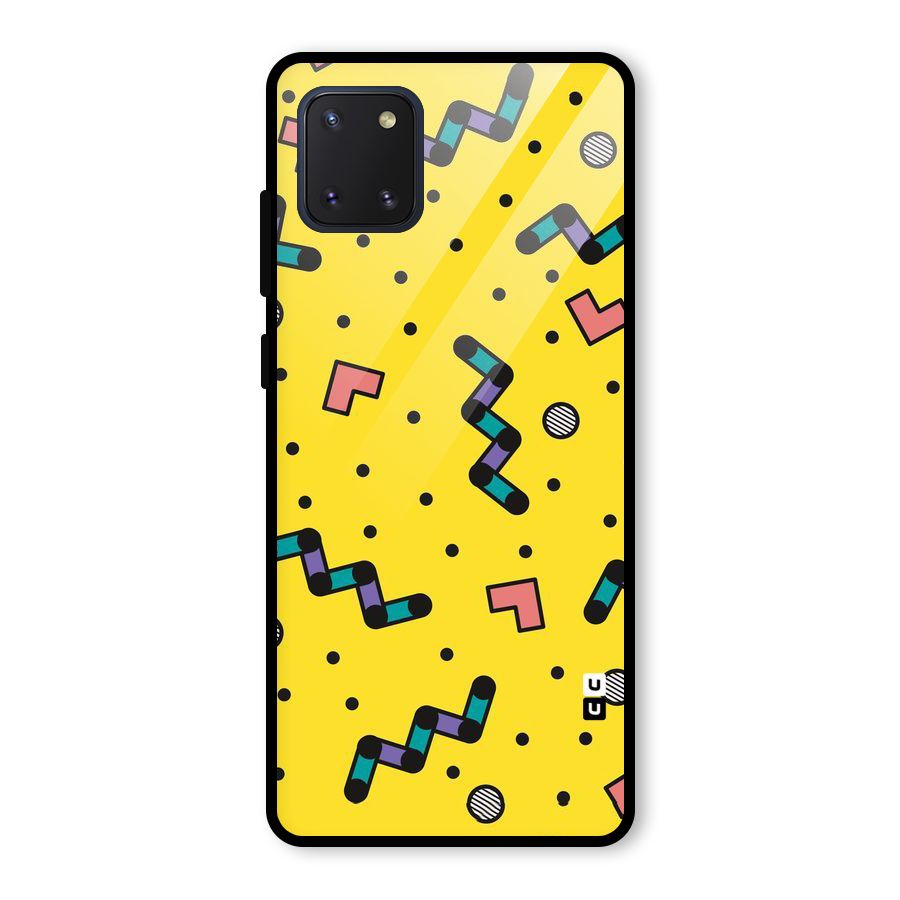 Block Shades Glass Back Case for Galaxy Note 10 Lite