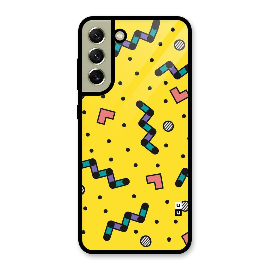 Block Shades Glass Back Case for Galaxy S21 FE 5G