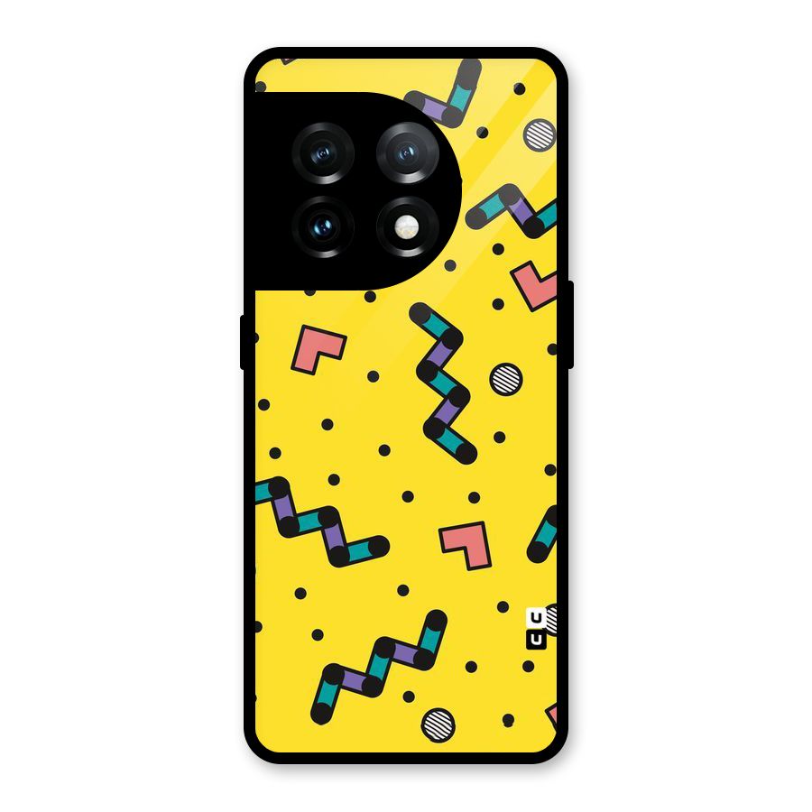 Block Shades Glass Back Case for OnePlus 11