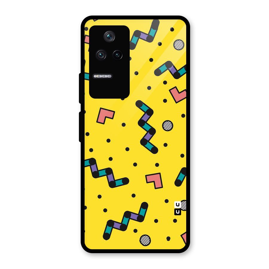 Block Shades Glass Back Case for Poco F4 5G