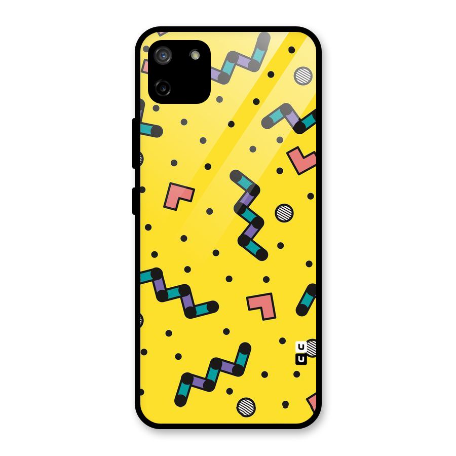 Block Shades Glass Back Case for Realme C11