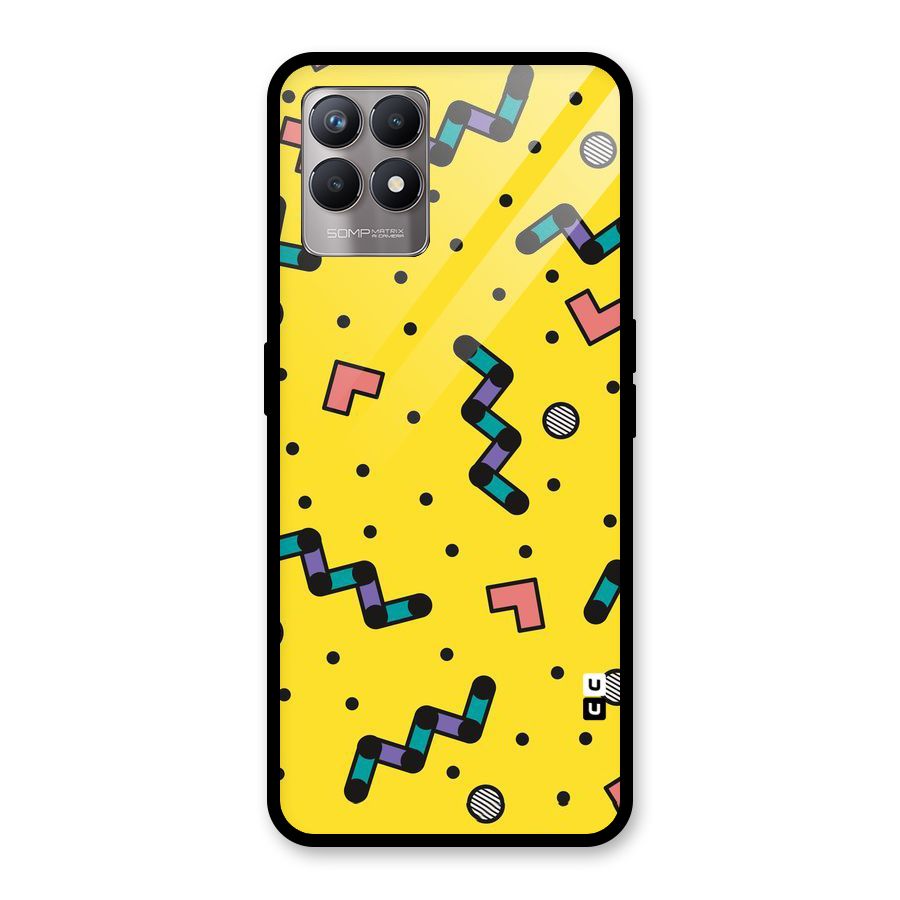 Block Shades Glass Back Case for Realme Narzo 50