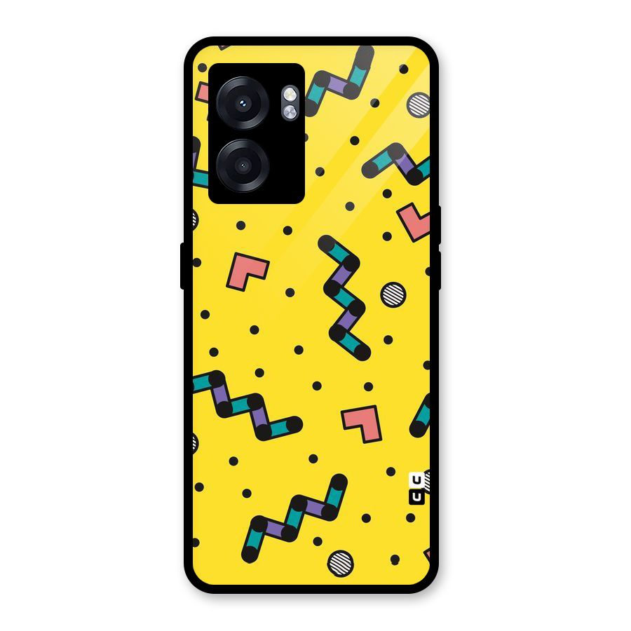 Block Shades Glass Back Case for Realme Narzo 50 5G