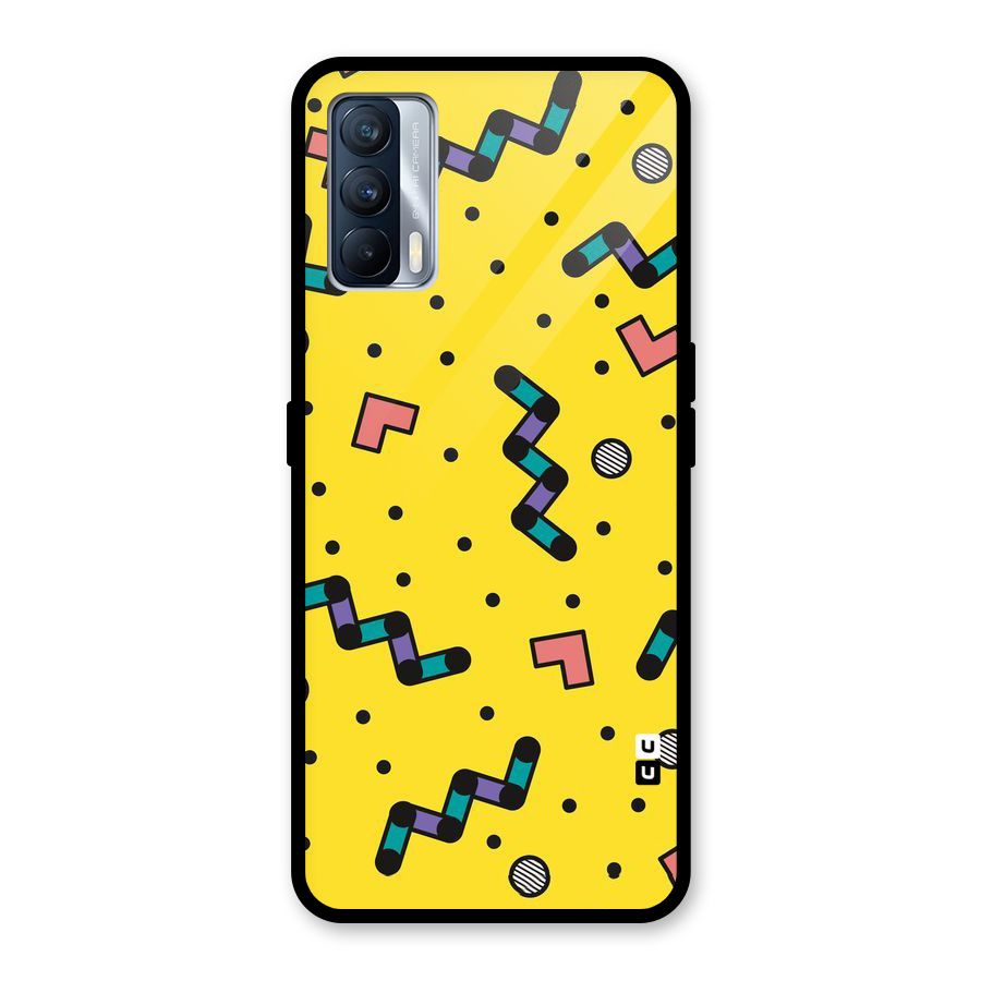 Block Shades Glass Back Case for Realme X7