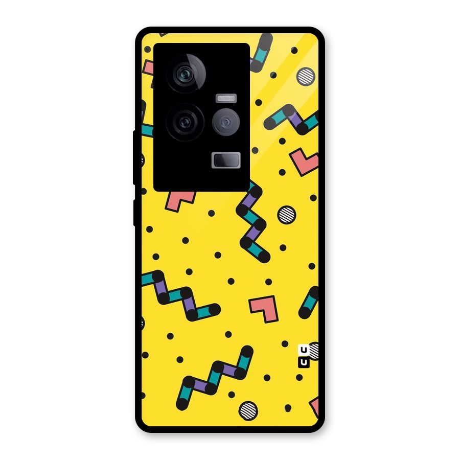 Block Shades Glass Back Case for Vivo iQOO 11 5G