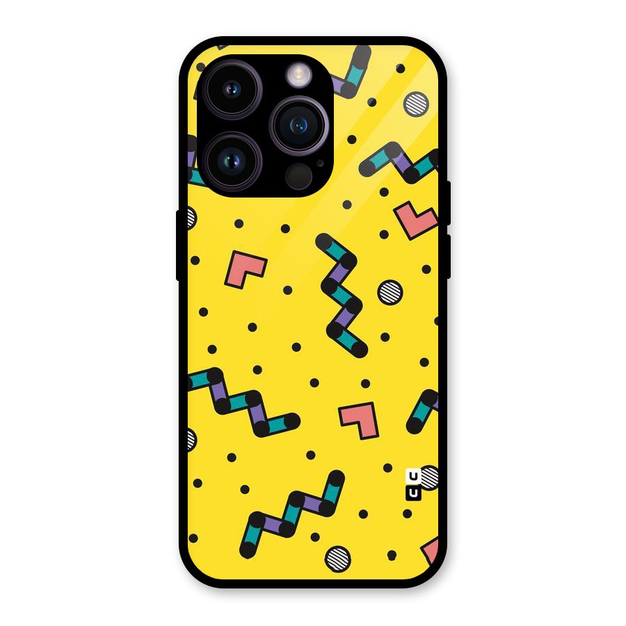 Block Shades Glass Back Case for iPhone 14 Pro