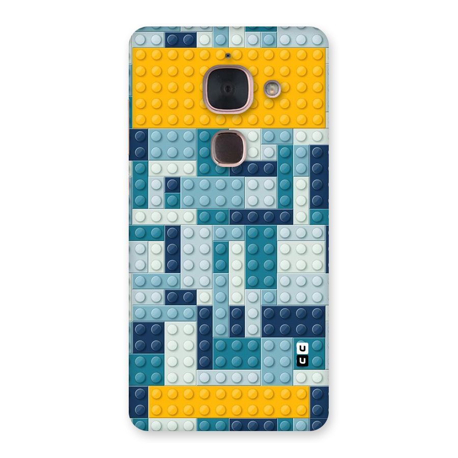 Blocks Blues Back Case for Le Max 2