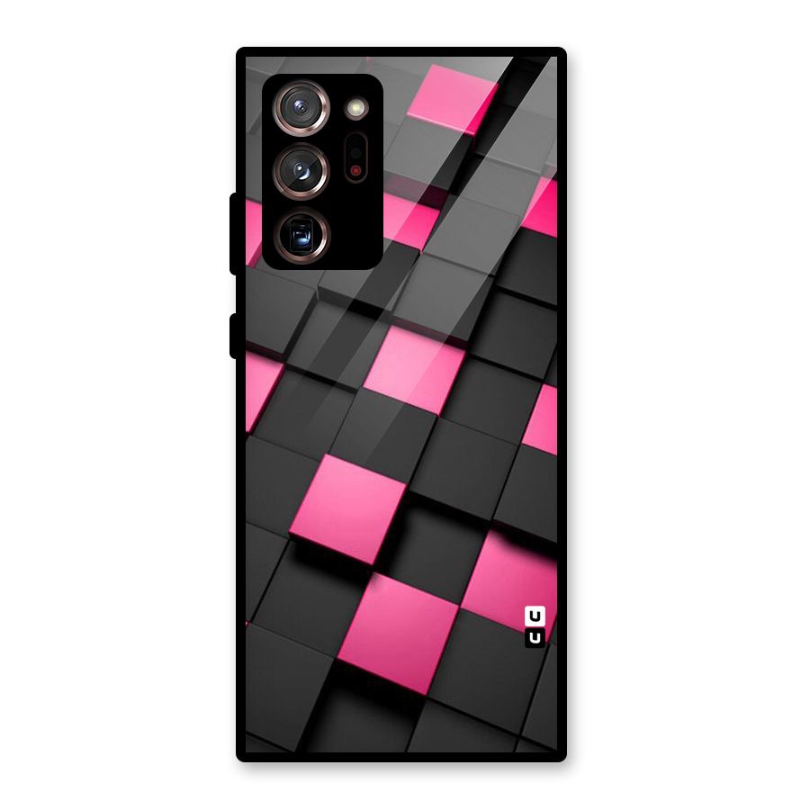 Blocks Diagonal Glass Back Case for Galaxy Note 20 Ultra 5G