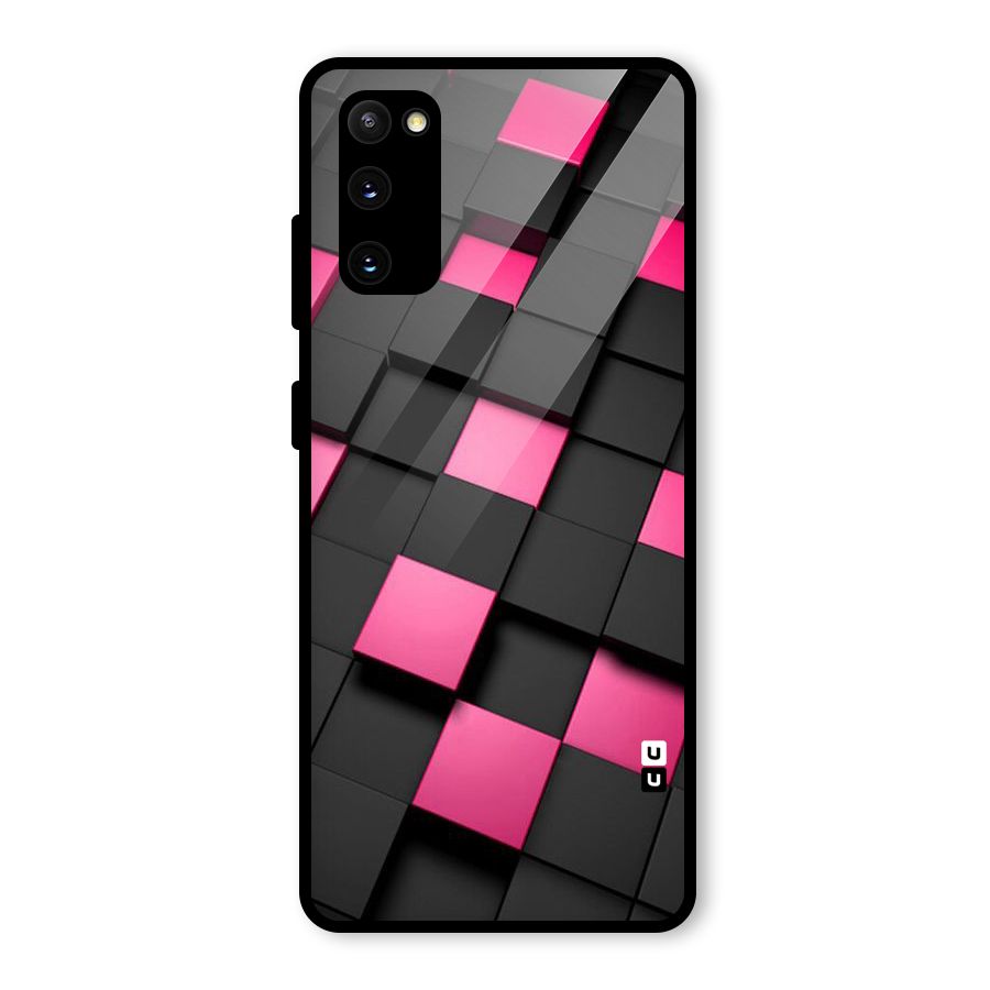 Blocks Diagonal Glass Back Case for Galaxy S20 FE 5G