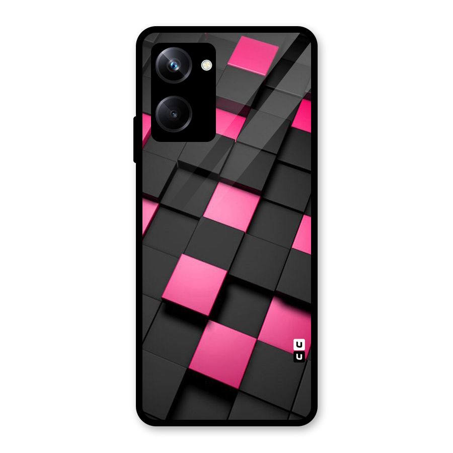 Blocks Diagonal Glass Back Case for Realme 10 Pro