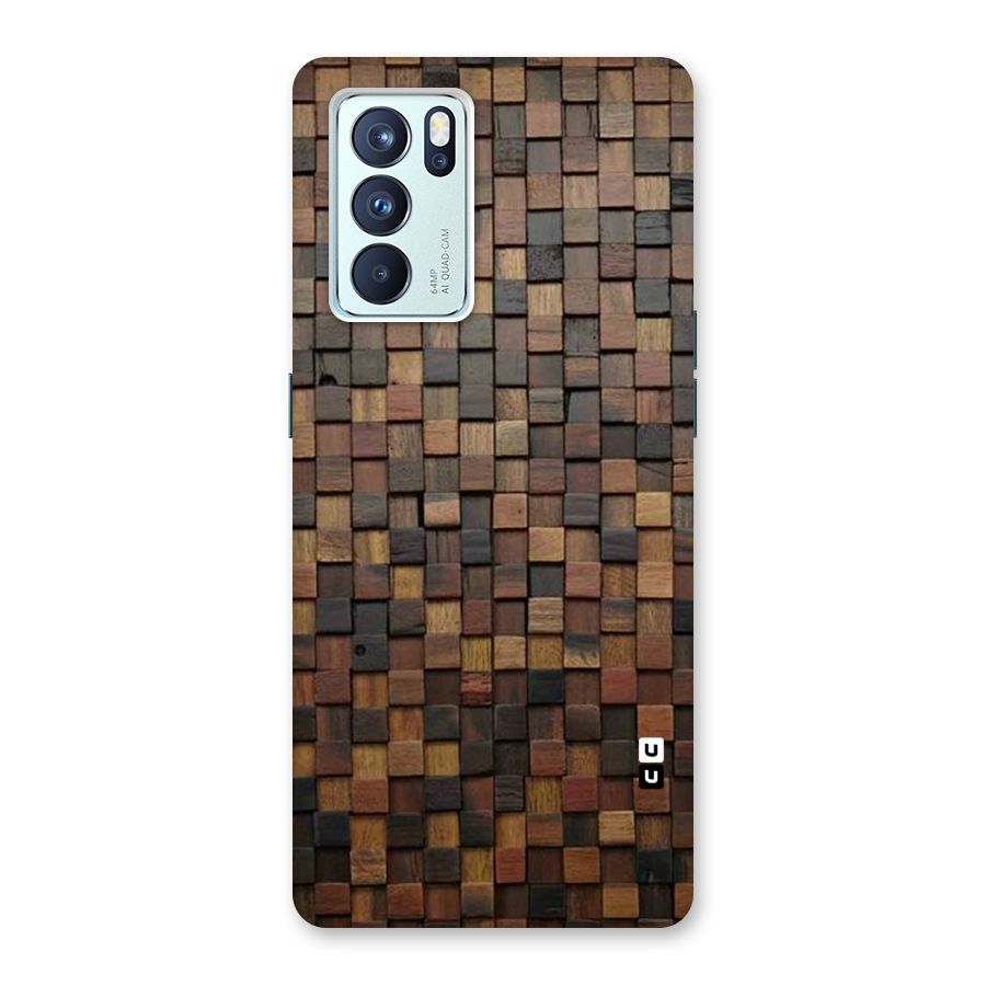 Blocks Of Wood Back Case for Oppo Reno6 Pro 5G