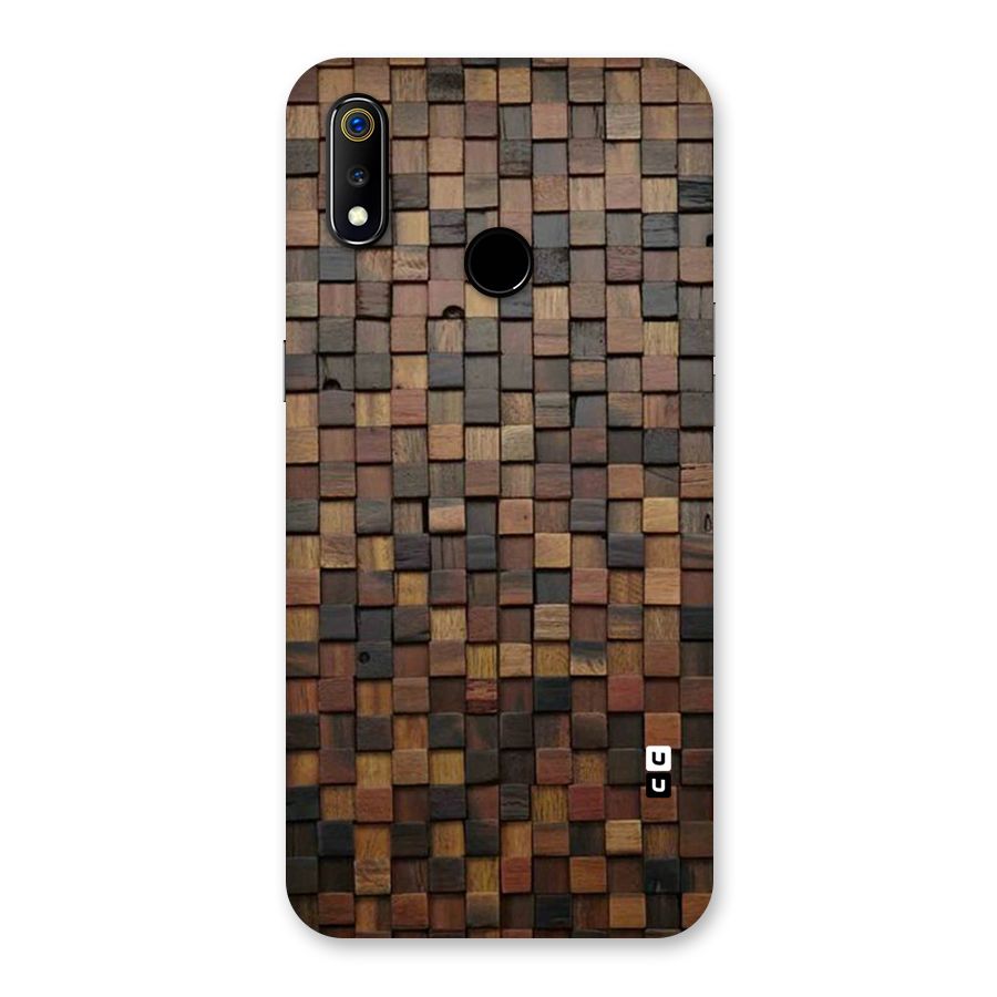 Blocks Of Wood Back Case for Realme 3