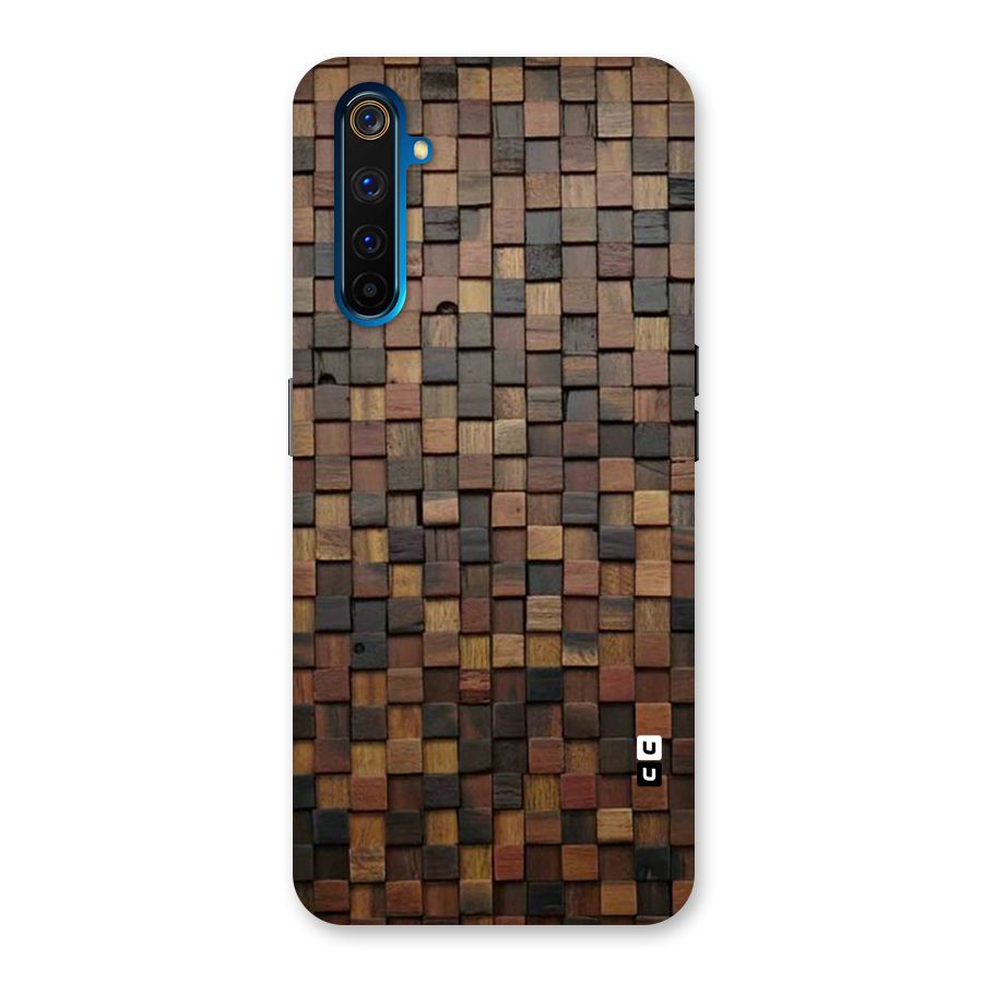 Blocks Of Wood Back Case for Realme 6 Pro
