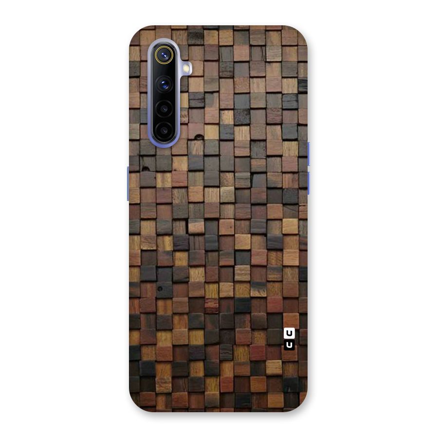 Blocks Of Wood Back Case for Realme 6i