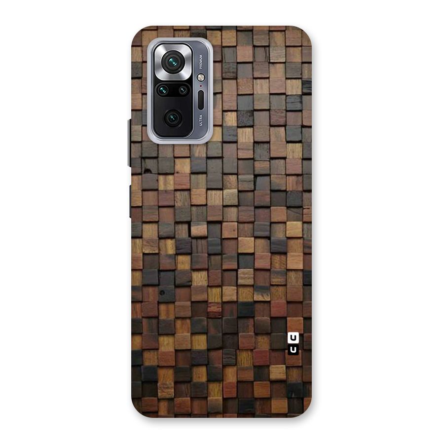Blocks Of Wood Back Case for Redmi Note 10 Pro