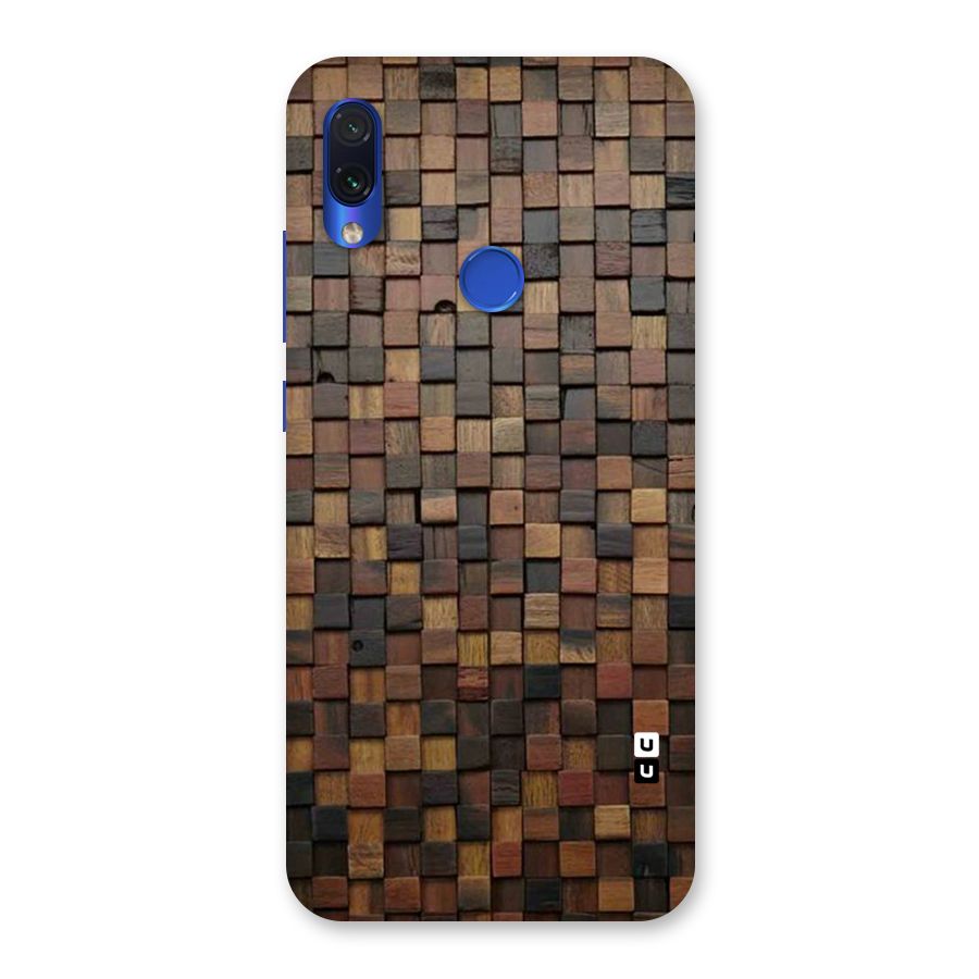 Blocks Of Wood Back Case for Redmi Note 7