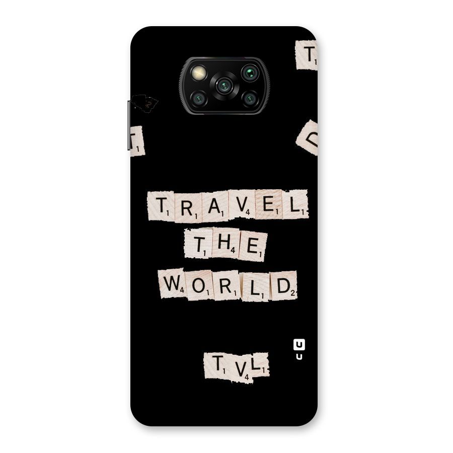 Blocks Travel Back Case for Poco X3