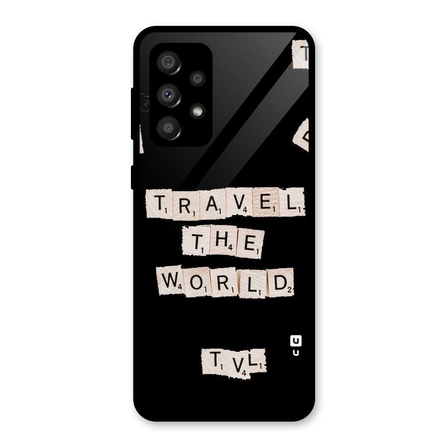 Blocks Travel Glass Back Case for Galaxy A32