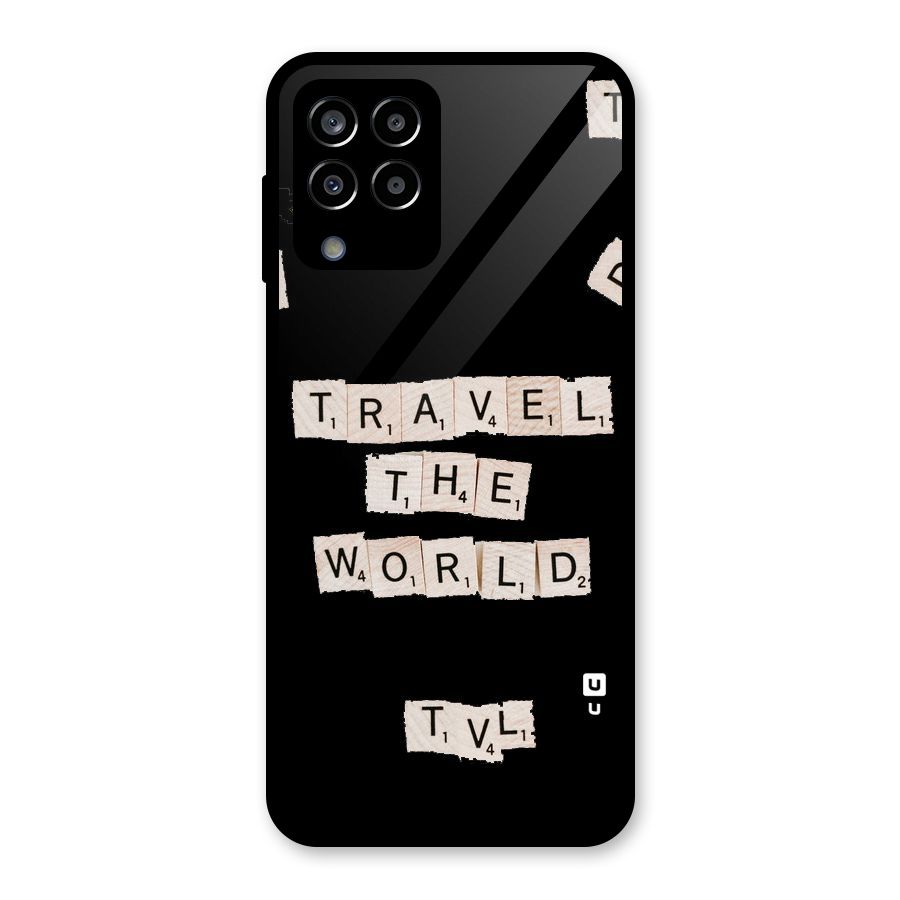 Blocks Travel Glass Back Case for Galaxy M33