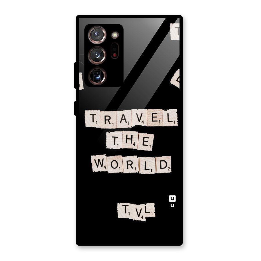 Blocks Travel Glass Back Case for Galaxy Note 20 Ultra 5G