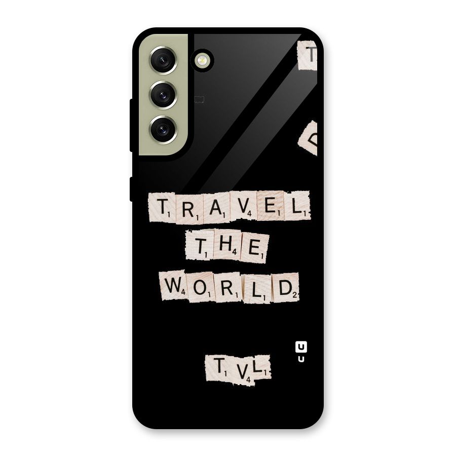 Blocks Travel Glass Back Case for Galaxy S21 FE 5G