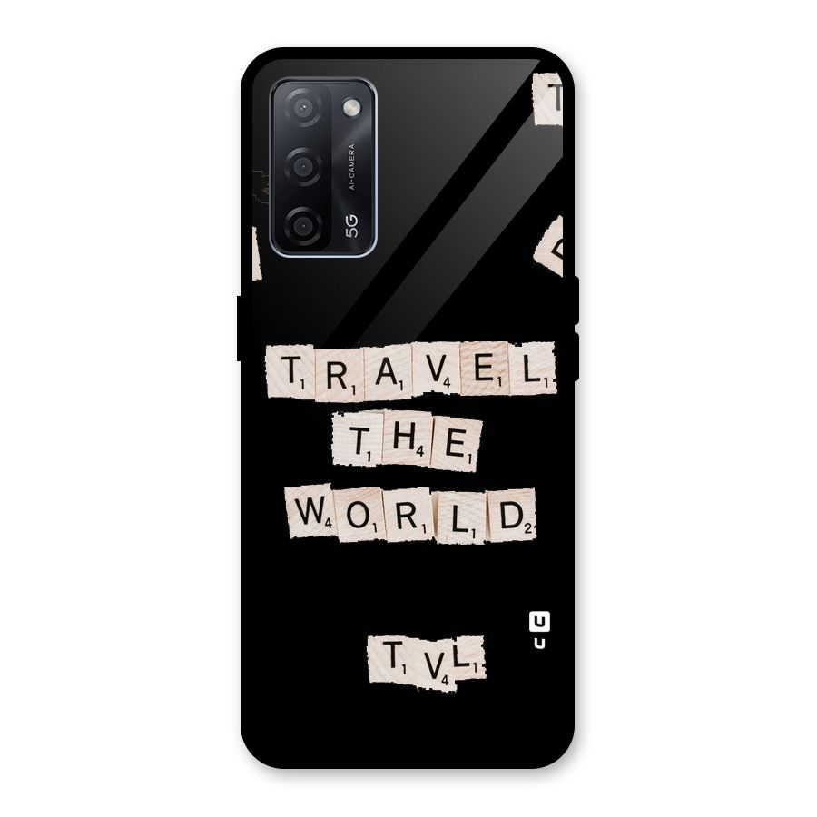 Blocks Travel Glass Back Case for Oppo A53s 5G
