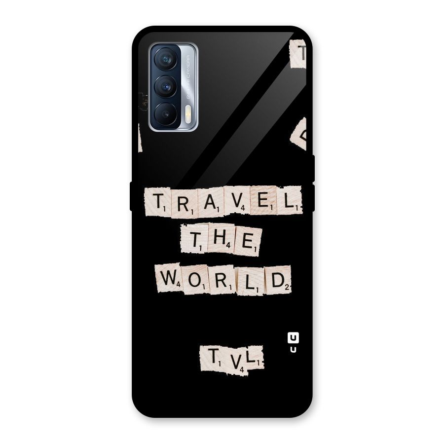 Blocks Travel Glass Back Case for Realme X7