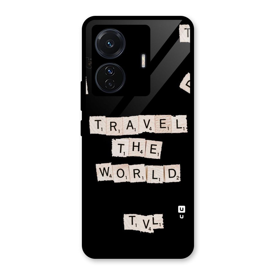 Blocks Travel Glass Back Case for Vivo T1 Pro