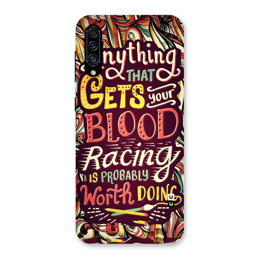 Blood Racing Back Case for Galaxy A30s
