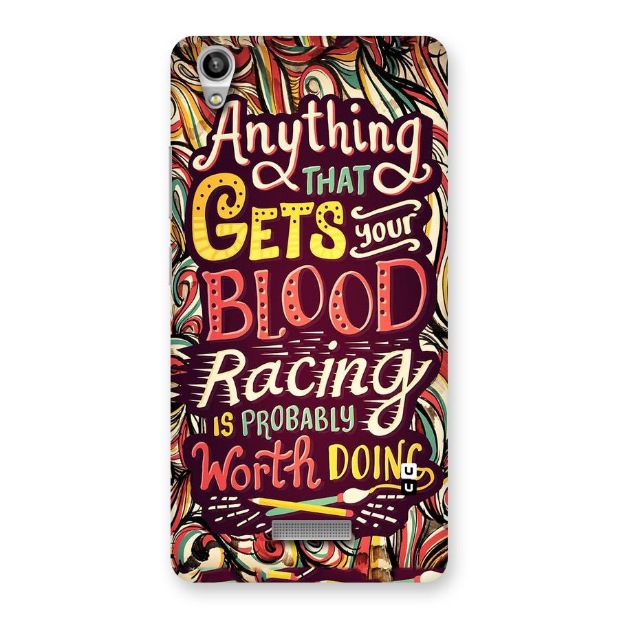 Blood Racing Back Case for Lava-Pixel-V1