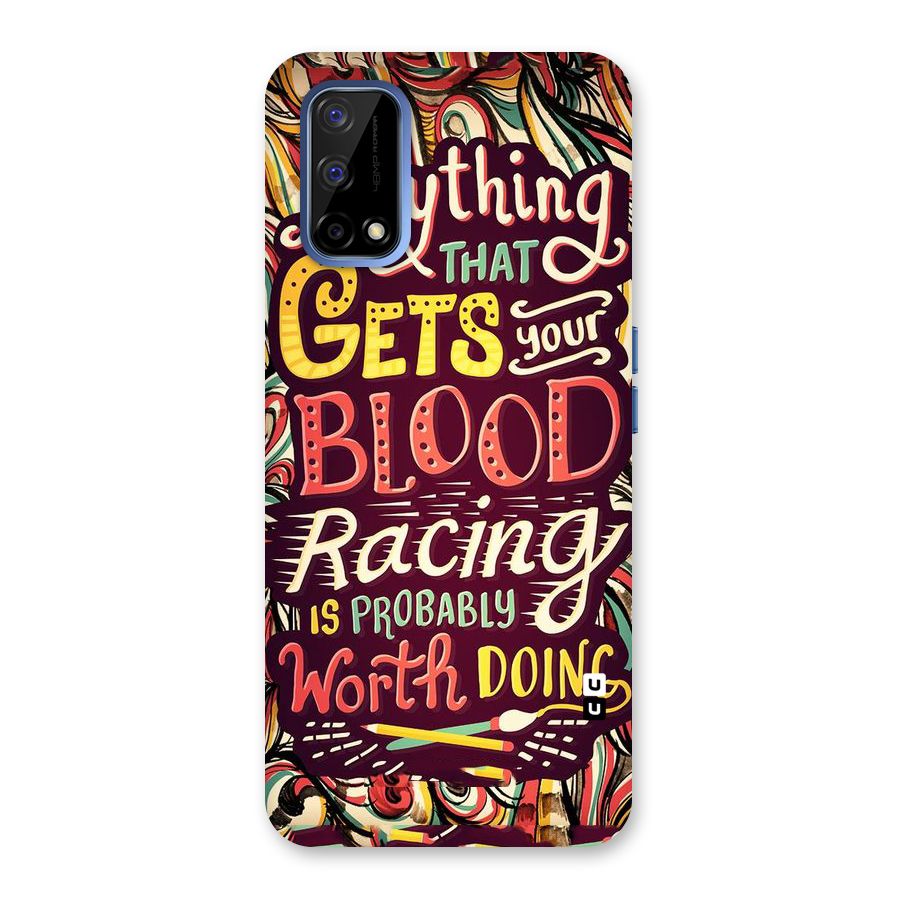 Blood Racing Back Case for Realme Narzo 30 Pro