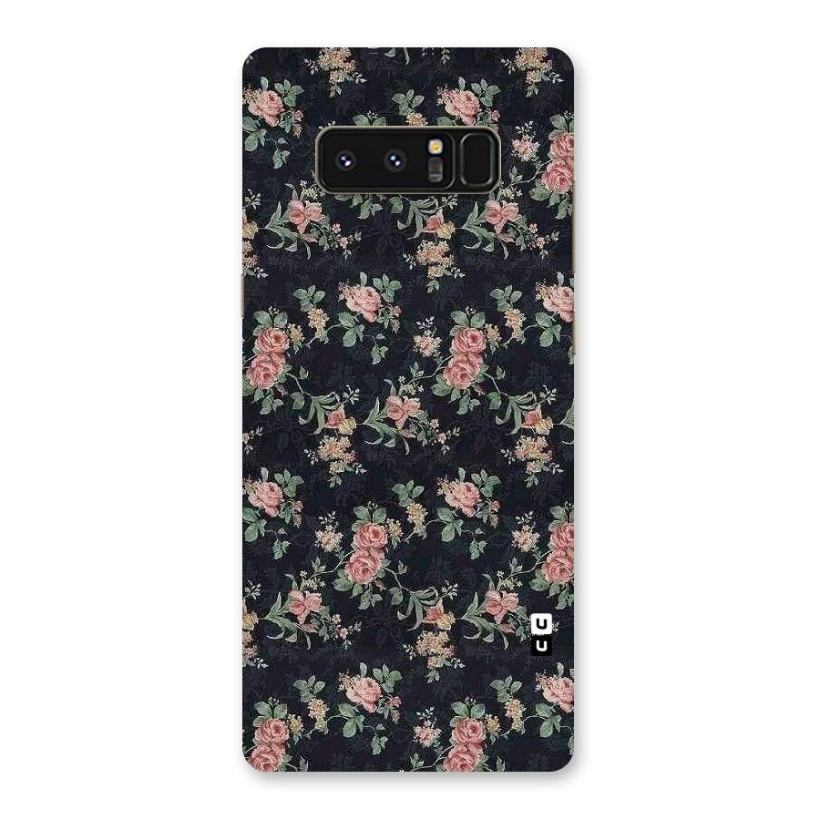 Bloom Black Back Case for Galaxy Note 8