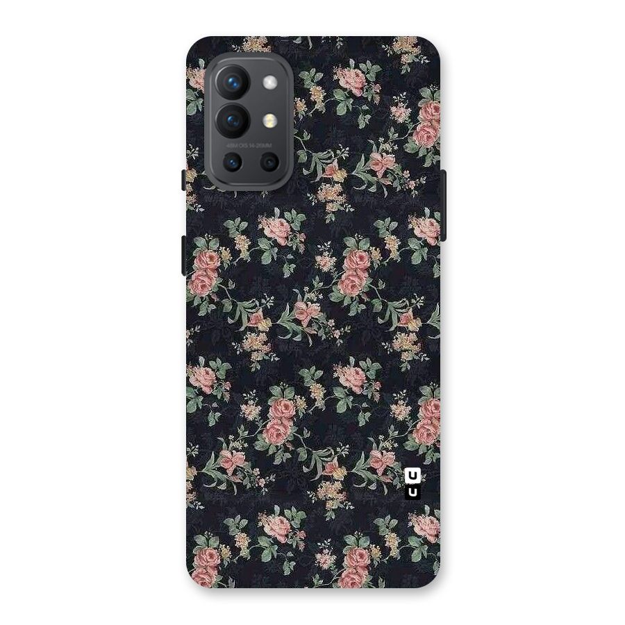 Bloom Black Back Case for OnePlus 9R
