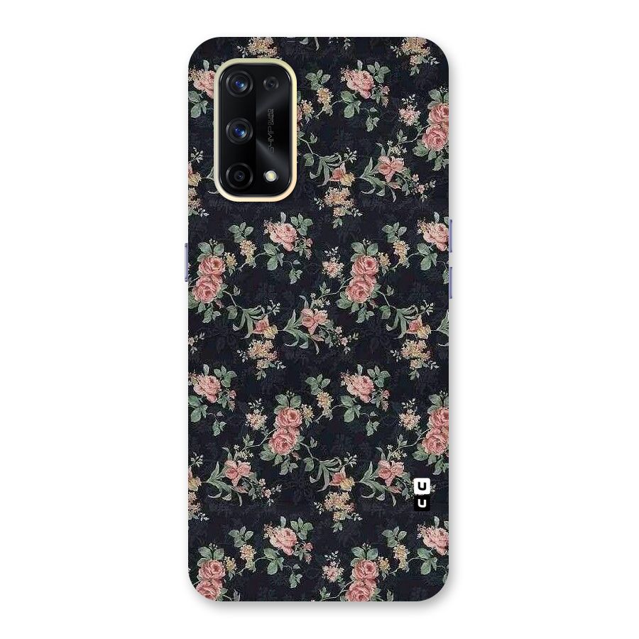 Bloom Black Glass Back Case for Realme X7 Pro