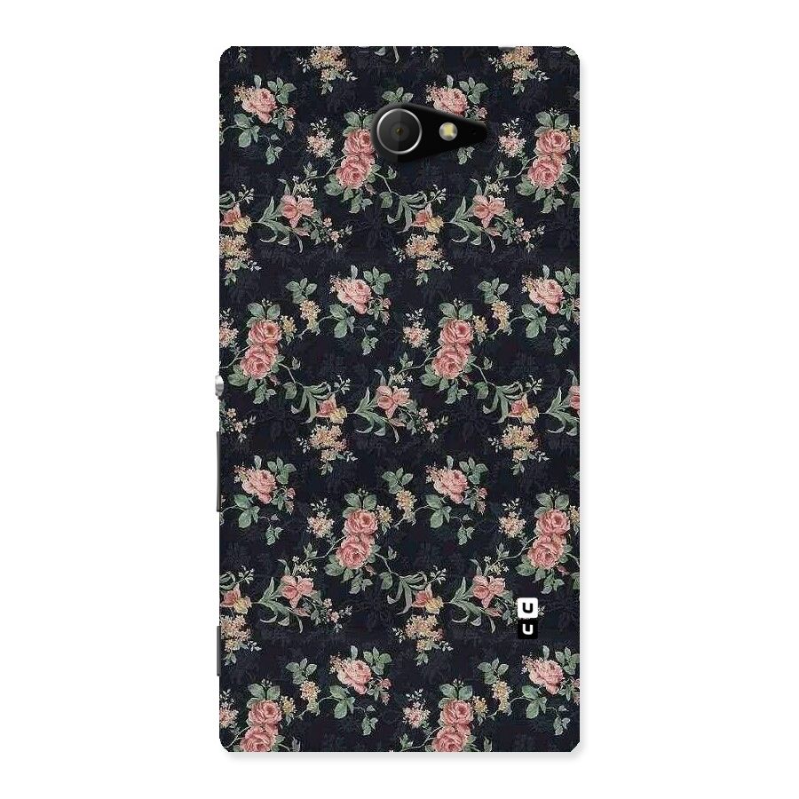 Bloom Black Back Case for Sony Xperia M2