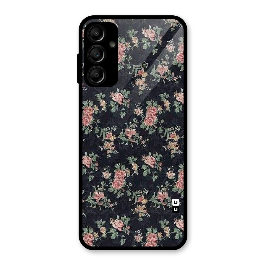 Bloom Black Glass Back Case for Galaxy A14 5G