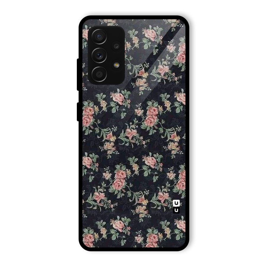 Bloom Black Glass Back Case for Galaxy A53 5G