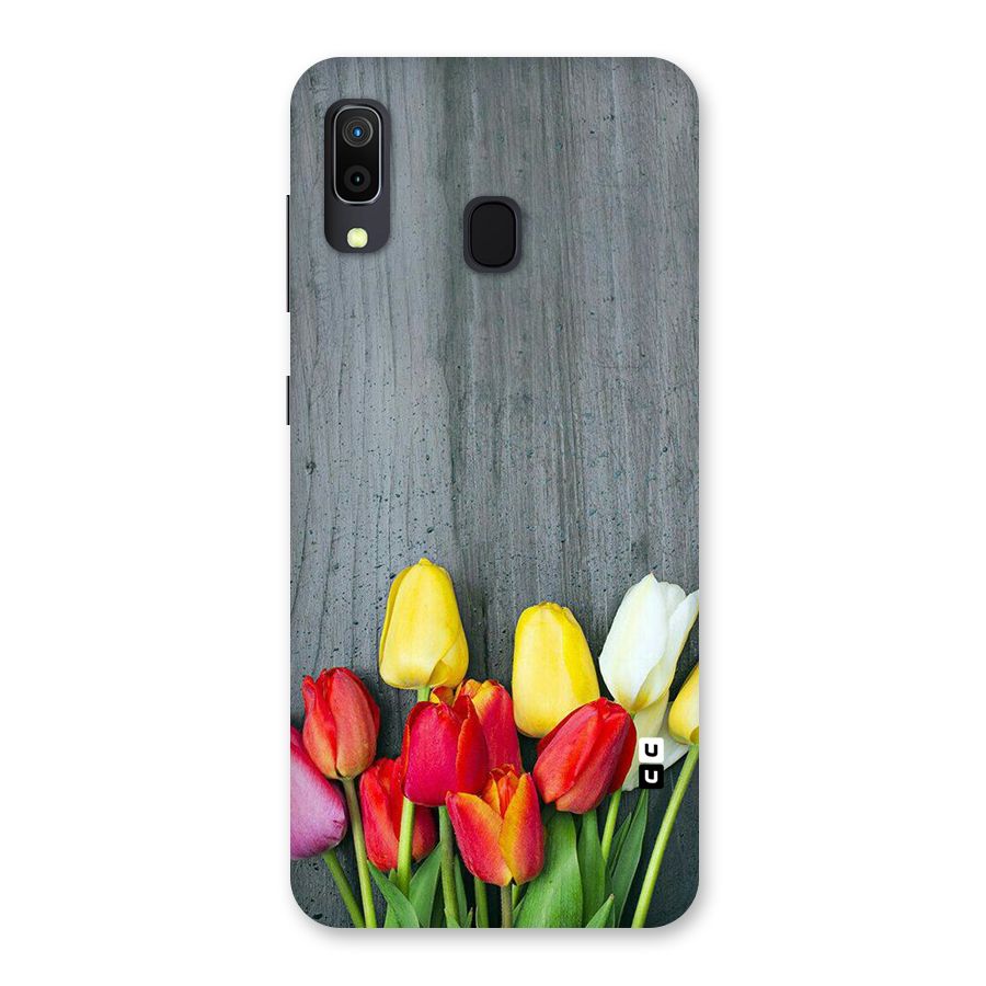 Bloom Grey Back Case for Galaxy A30