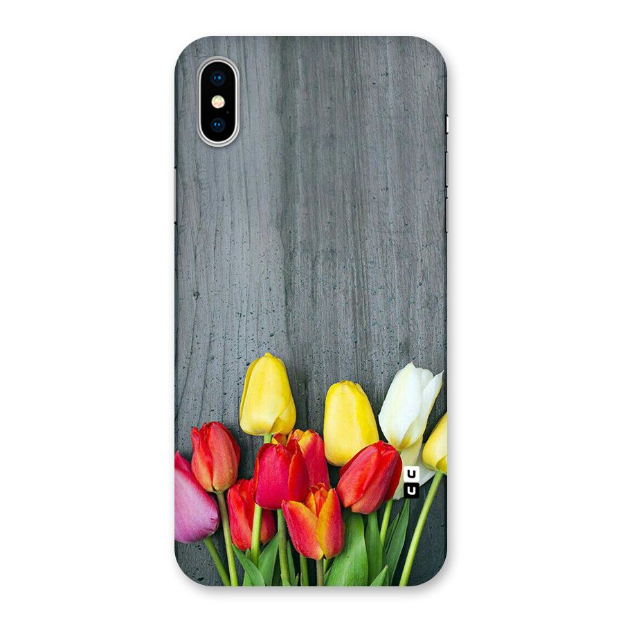 Bloom Grey Back Case for iPhone XS
